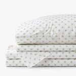 The Company Store Isadora Classic Cool Cotton Percale Sheet Set Bedding New. Fixed Price $66.15.