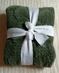Pottery Barn Velvet Lattice Handcrafted Quilted Sham Standard (loden) Nwot. Fixed Price $59.75.