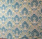 Pier 1 One Royal Peacock King Duvet Cover Green Tan White Paisley Button Close. Fixed Price $39.99.