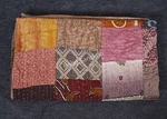 Bohemian Soft Kantha Quilt Patchwork Block Blankets Queen Size 108X90 Inches.. Fixed Price $69.70.