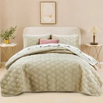 Luxury Velvet Bedspread Reversible Coverlet Quilted Soft Plush Bedding New. Fixed Price $29.99.