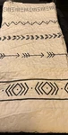 Yiyun Hometex Cal King-xl Quilted Coverlet White Black Geometric Modern. Fixed Price $30.00.