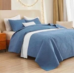 Hisnug Blue Quilt Set Twin Size - Lightweight Summer Bedspread, 3 Pieces. Fixed Price $21.93.