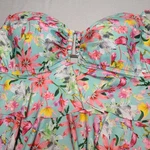Collections By Catalina Tankini Top Womens Teal Floral Ruffle CTL36453T Swim. Fixed Price $17.99.