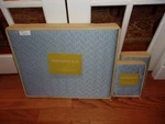 Dransfield & Ross Vannerie Rain Blue Full/queen Quilted Coverlet Euro Shams. Fixed Price $169.19.