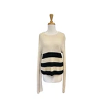 Equipment Femme Carson Sweater Size Small Striped Cream Wool. Fixed Price $59.99.