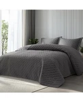 Bedsure Quilts King Size - Grey Bedspreads With Basket Weave Pattern,. Fixed Price $27.53.