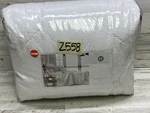 Hotel Collection Linen Blend Diamond Dobby Queen Quilted Coverlet Set White. Fixed Price $108.99.