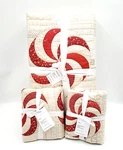 Pottery Barn Peppermint Swirls Quilt Queen & 2 Standard Shams Christmas New. Fixed Price $649.95.