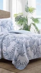 New Twin Tommy Bahama Quilt Set Comforter Kayo Blue Cotton - 1 Sham Tropical. Fixed Price $89.95.