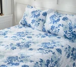 Home By Shr Printed Floral Reversible Coverlet Set - King Navy. Fixed Price $94.98.