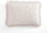 Beatrice Home Fashions Medallion Chenille Bedspread, Standard Sham, Blush. Fixed Price $22.78.