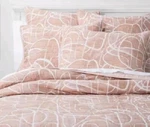 Project 62 + Nate Berkus Watercolor Linework Standard Sham Blush White. Fixed Price $8.00.