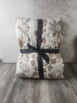 Pottery Barn Calista Embroidery Cal/king Quilt Blue Brown Multi. Fixed Price $269.00.