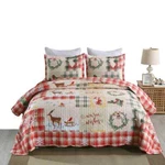 Marcielo Christmas Quilt Set Lightweight Bedspread B021. Fixed Price $39.99.