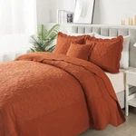 Honeilife California King Quilt Set 128X120 4 Piece Rust Bedspread. Fixed Price $154.99.