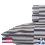 Nautica Twin Size Set Cooling Cotton Percale Bed Pillowcase Charcoa. Fixed Price $75.27.