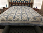 Penney Home Floral 96 X 84 Quilt Coverlet Comforter Queen 1994. Fixed Price $45.00.