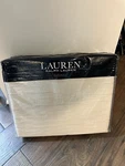 Nip Ralph Lauren Spencer Flax Beige Matelasse King Coverlet. Fixed Price $140.99.