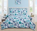 Bedspread Set King Size Quilts Beach Bedding Coastal Ocean Reversible Sum. Fixed Price $47.99.
