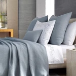Nwot Matouk Texture Pacific Coverlet Queen & Euro Sham Set Of 2 Charcoal. Fixed Price $321.99.
