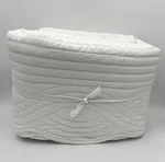 Pottery Barn Heirloom Scallop Quilt White King/cal.. Fixed Price $129.00.