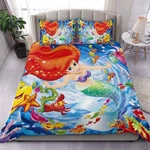 Beautiful Little Mermaid Ariel Cartoon Princess 3D Quilt Bedding Set Best Price. Fixed Price $92.14.