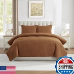 Vcny Home - Full/queen Quilt Set Pinsonic Bedding Matching Pillow Shams Dorm. Fixed Price $56.99.