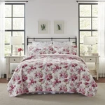 Laura Ashley Home Lidia Collection Quilt SET-100% Cotton, Reversible,. Fixed Price $103.90.
