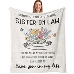 Julazy Birthday Gifts Blanket 50"X60", Sister-in-law Idea.... Fixed Price $35.77.