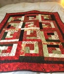 Quilt Throw, 52 X 41 All Premium Cotton Fabric, Handmade, New. Fixed Price $189.00.