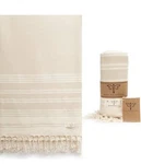 Smyrna Turkish Cotton Heritage Series Beach Towel Oversized 37X71 Inc.... Fixed Price $13.99.