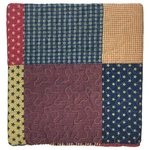 Virah Bella Patriotic Charm Stars Full Queen Quilt & Shams Set 3 Pc Bed Cover. Fixed Price $89.88.