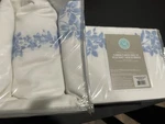 Martha Stewart Egypt Nwt (5PC) King Duvet Cover Set Floral Embroider Blue Last. Fixed Price $175.00.