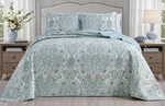 Grand Linen 3-PIECE Oversized Lightweight Quilt California King, Multicolor. Fixed Price $91.01.