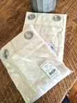Nicetown Light Filtering Natural Linen Curtain Panels Set Of 2 - New Pack. Fixed Price $23.00.