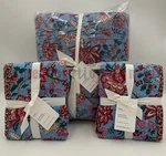 Pottery Barn Shannon Floral Reversible Full Queen Quilt Euro Shams Blue #B12. Fixed Price $405.99.
