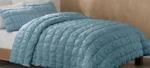 Ugg Devon Puff Twin Quilt & Shams 2PC Set Teal Color New. Fixed Price $65.99.