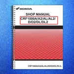 Honda CRF1000 Africa Twin Adventure Shop Manual 2017 - Bound Covers Foldouts. Fixed Price $30.68.