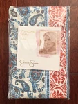 Jessica Simpson Salina Standard Pillow Sham Blue Coral Paisley Medallion Nwt. Fixed Price $29.99.