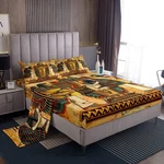 Gold Set,exotic Egyptian Queen Bed For Adults Men Wome.... Fixed Price $62.33.