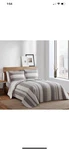 Brooklyn Loom Noah Stripe Yarn Dye Collection 3 Piece Quilt Set Full/queen Grey. Fixed Price $69.99.
