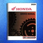 Honda CRF1100 Africa Twin Service Manual 2020 - Bound Covers Xl Foldouts. Fixed Price $76.76.
