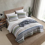 Reversible Cotton Quilt Set For Full/queen, Salmon Ladder Beige, Lightweight. Fixed Price $131.99.
