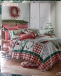 Jcp North Pole Full / Queen Winter Patchwork 100% Cotton Cover Quilt Set New. Fixed Price $175.00.
