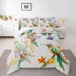 Erosebridal Birds Comforter Set Twin Hummingbird Bedding Blue Green Spring. Fixed Price $62.46.