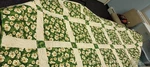 Luxury Cotton , Queen Size 86X97. Floral Machine Quilted Handmade K. Fixed Price $395.00.