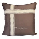 Natures Collage Brown Decorative Pillow From Your Lifestyle By Donna Sharp. Fixed Price $18.00.
