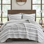 Madison Park Queen Quilt Set, Southwestern Boho Coverlet Bedding Reversibl. Fixed Price $112.99.