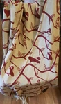Vhc Wintersong Woven Christmas Throw Blanket 60" 50" Holiday Bird Red Cream. Fixed Price $12.00.